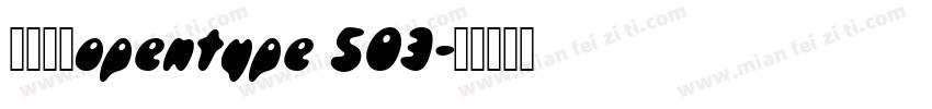 宋体常规opentype 503字体转换